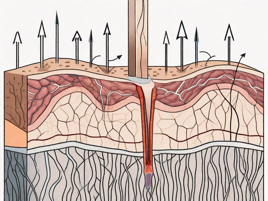 What causes skin sagging and loss of firmness?