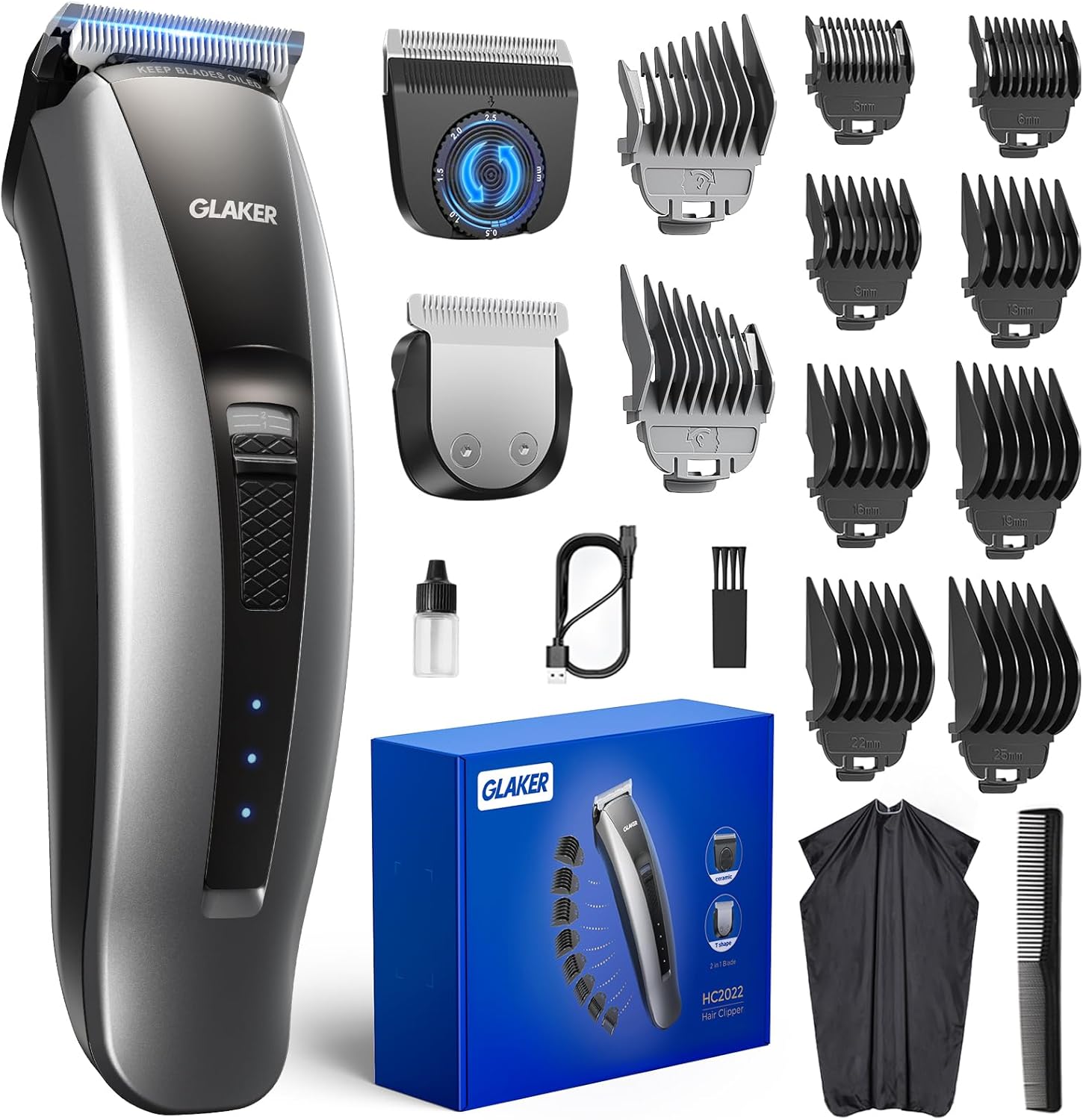 Glaker Cordless Hair Clippers – Your New Grooming BFF!