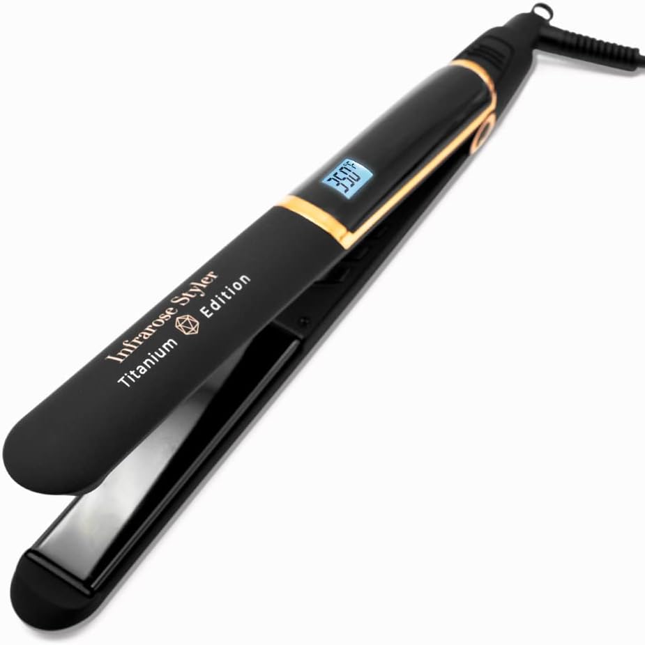 Transform Your Hairstyling Routine with the SRI Titanium Edition Flat Iron